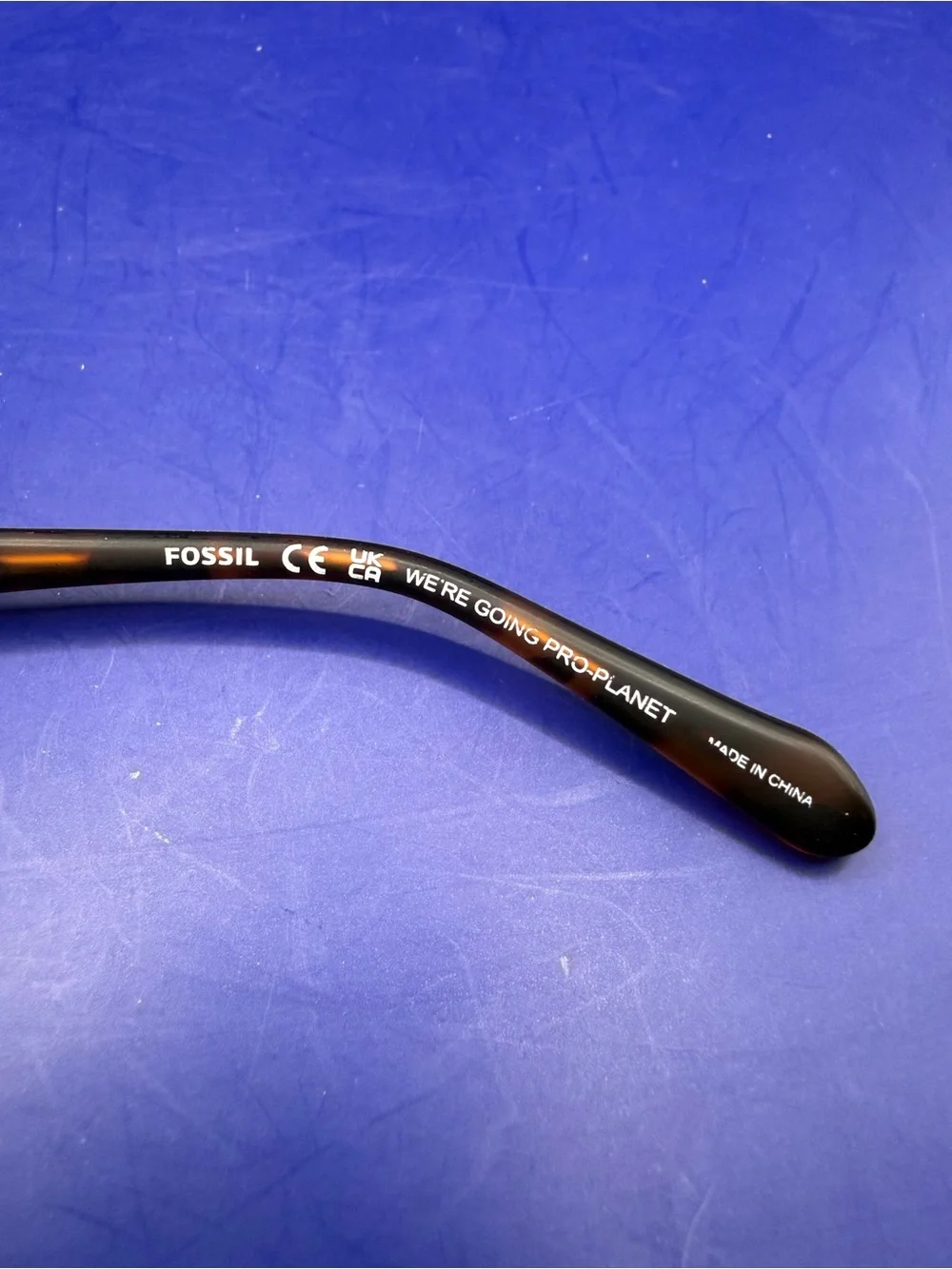 Fossil FOS 7156 900 Eyeglasses - Crystal / Havana Tortoise - 50-20-145 - Eco Rec